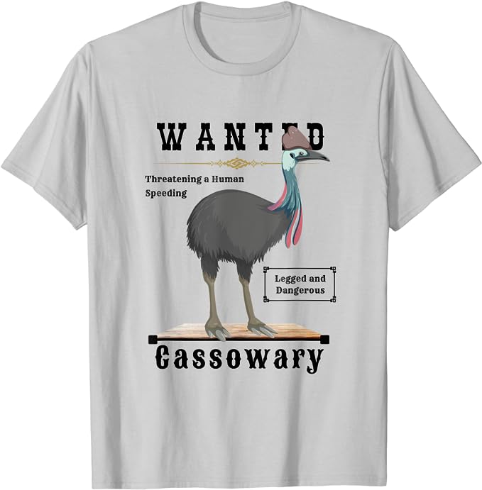 Wanted Cassowary T-Shirt