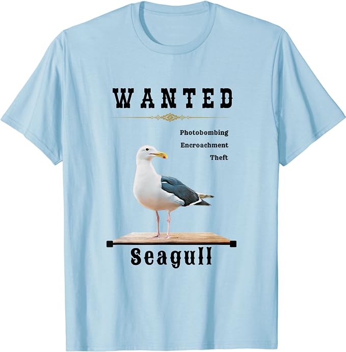 Wanted Seagull T-Shirt